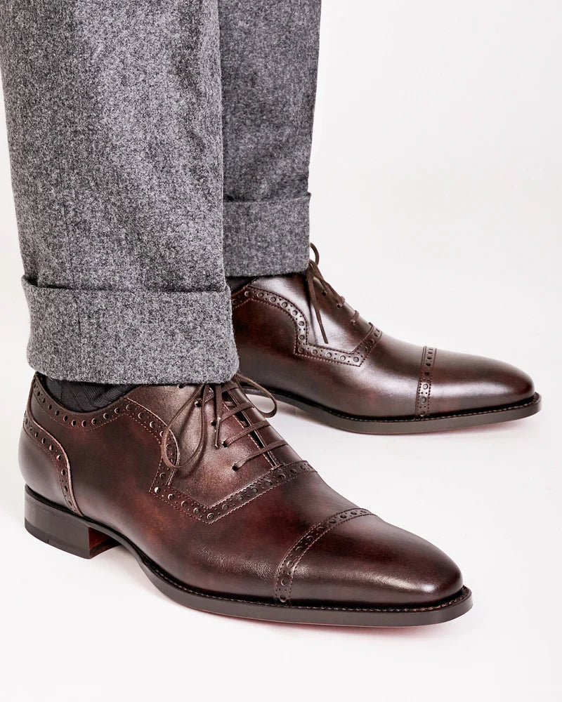 BROWN BROGUE OXFORD | THE OFFICE WEAR COLLECTION