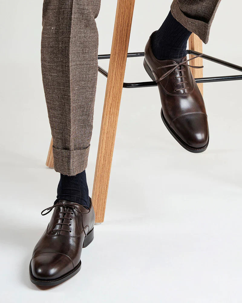 BROWN CAP TOE OXFORD | THE OFFICE WEAR COLLECTION