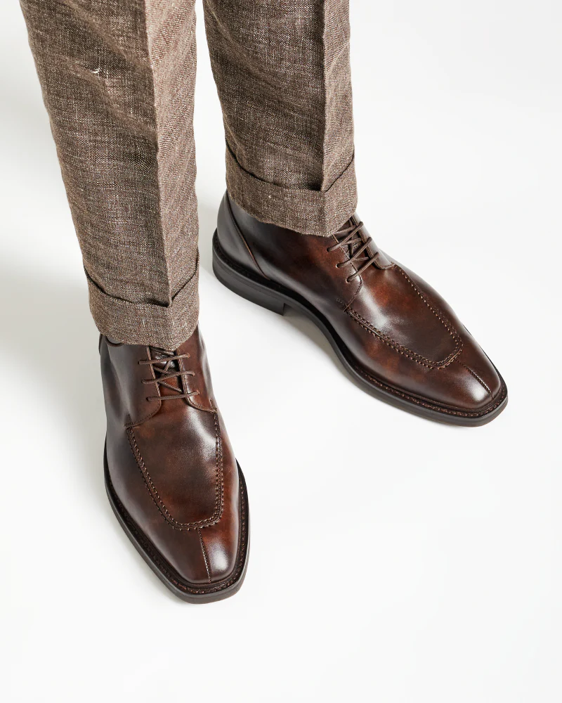 BROWN TWO TONE BOOTS | THE OFFICE WEAR COLLECTION