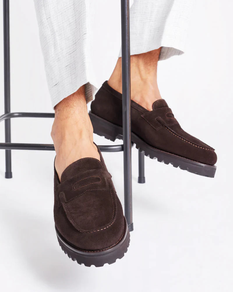BROWN SUEDE LOAFERS II | THE OFFICE WEAR COLLECTION