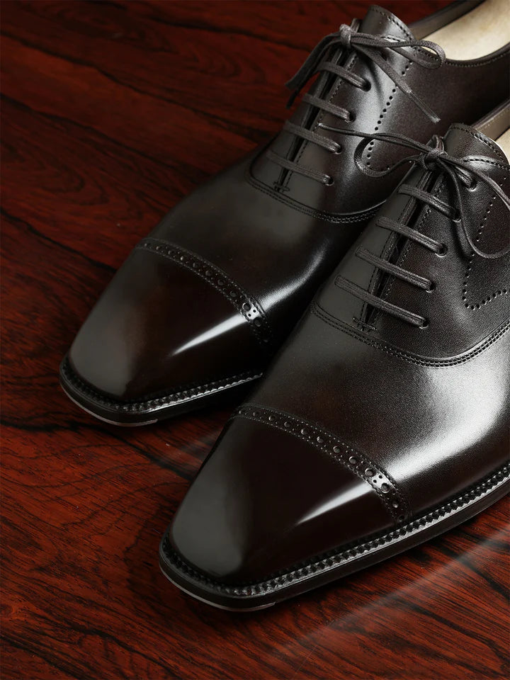 OSCAR | BROWN LACEUPS WITH TOE SHINE