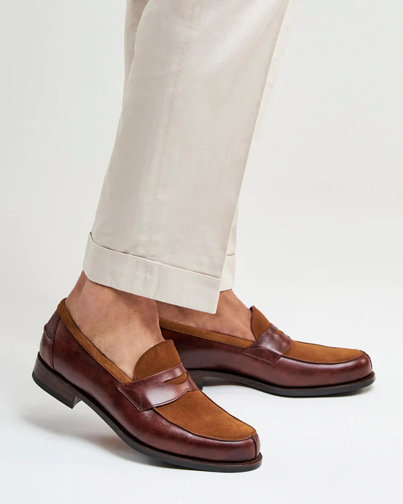 COGNAC SUEDE LOAFERS | THE OFFICE WEAR COLLECTION