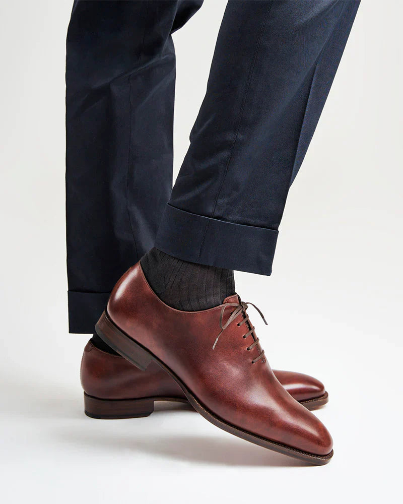 COGNAC WHOLECUT OXFORDS  | THE OFFICE WEAR COLLECTION