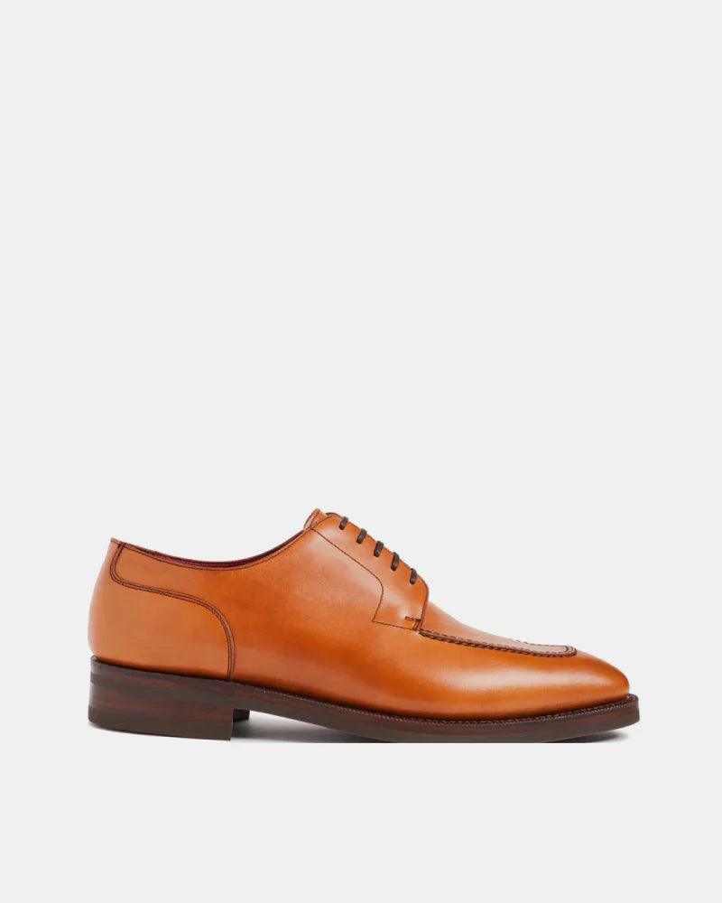 MUSTARD LEATHER DERBY | THE OFFICE WEAR COLLECTION