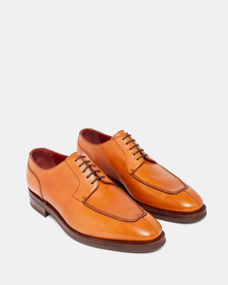 MUSTARD LEATHER DERBY | THE OFFICE WEAR COLLECTION