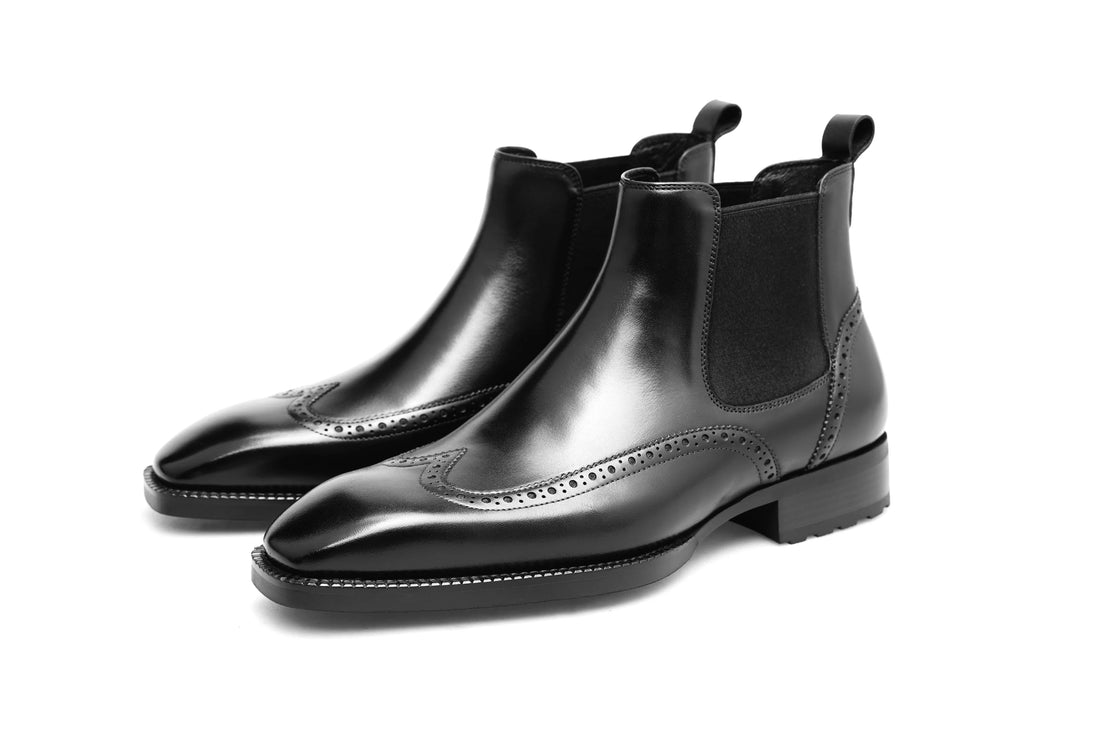 SATURN | BLACK LEATEHR BOOTS