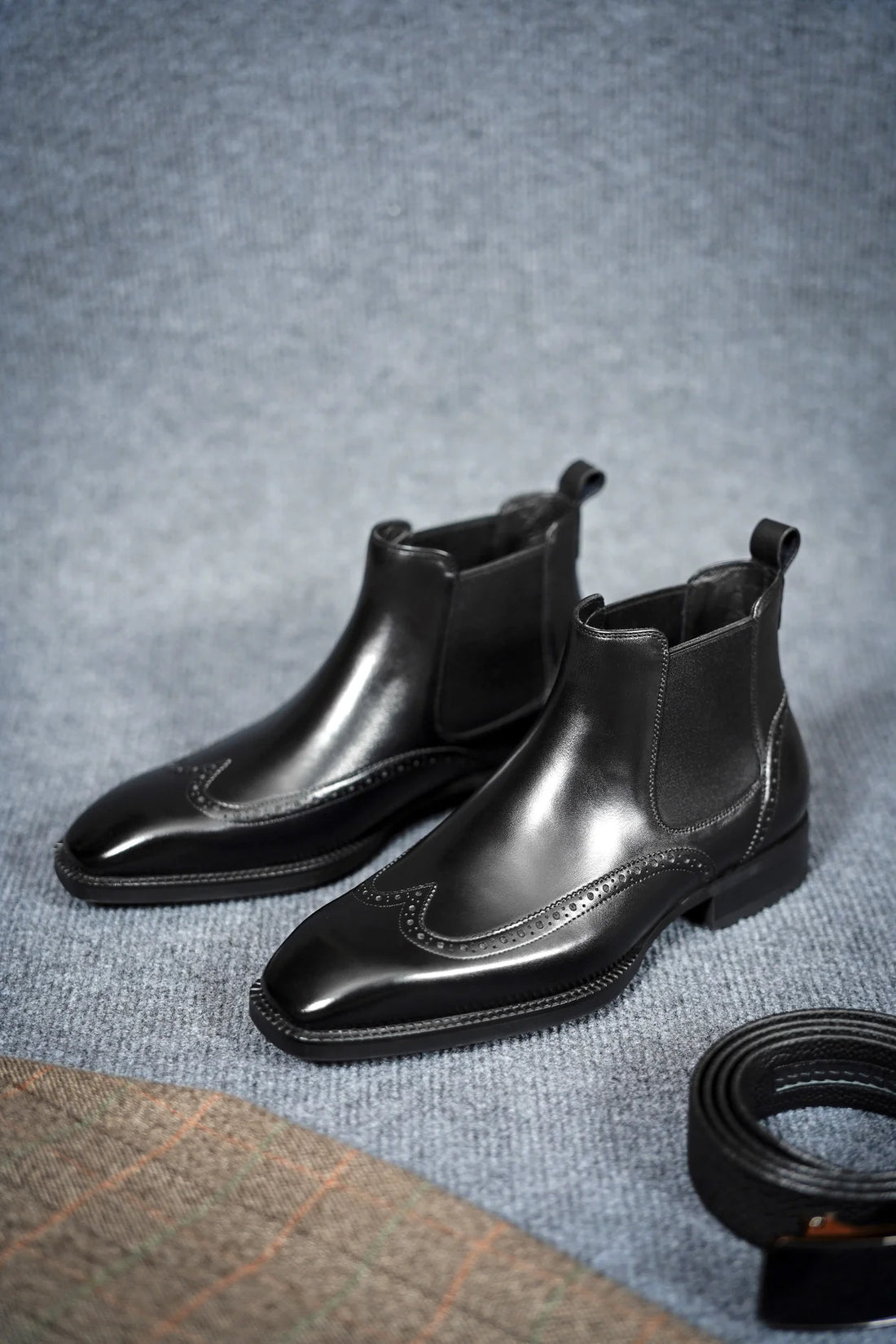 SATURN | BLACK LEATEHR BOOTS