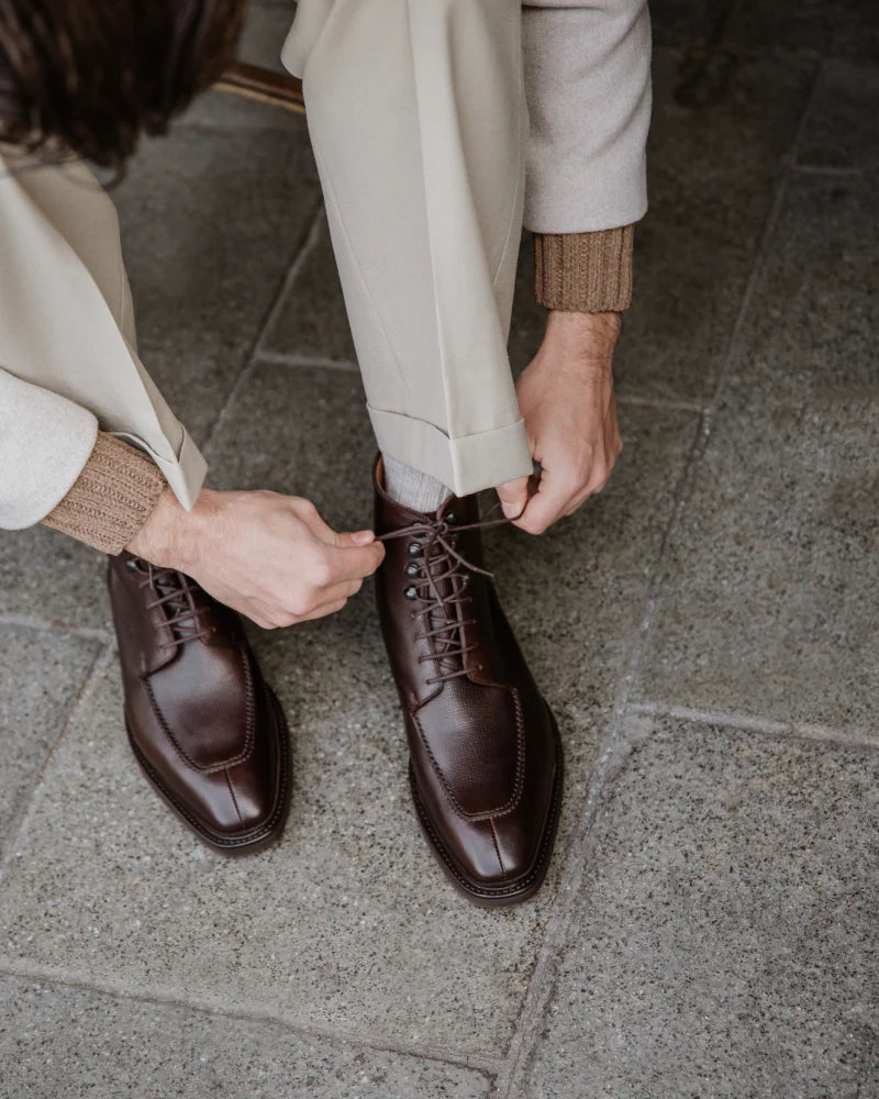 BROWN FULL GRAIN BOOTS | THE OFFICE WEAR COLLECTION