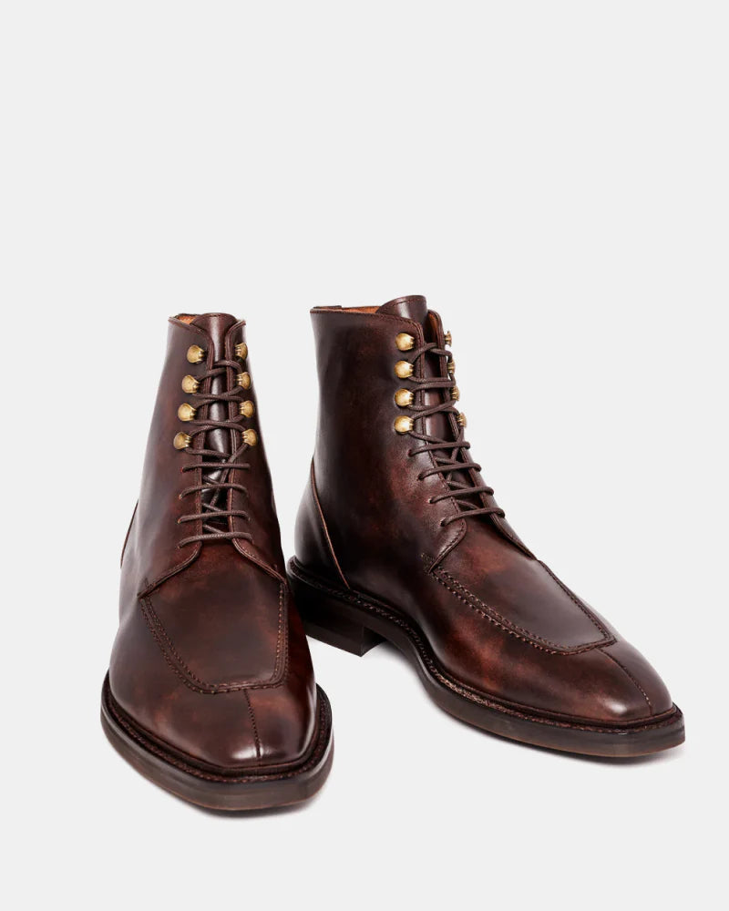 BROWN TWO TONE BOOTS | THE OFFICE WEAR COLLECTION