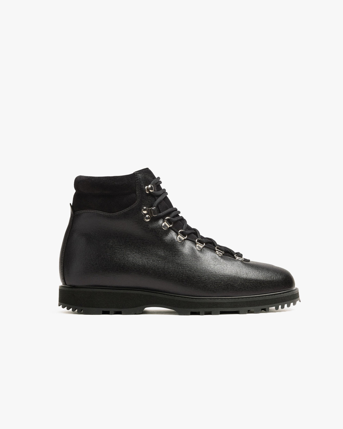 MILO | BLACK CALF LEATHER LACES BOOTS