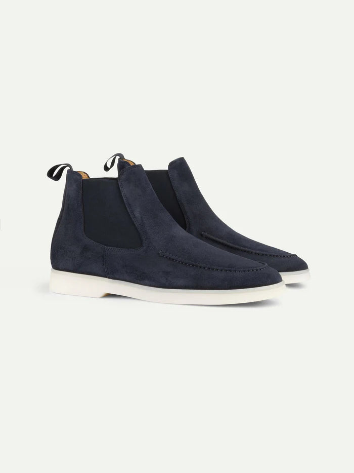 CITY CHELSEA BOOTS | BLUE SUEDE