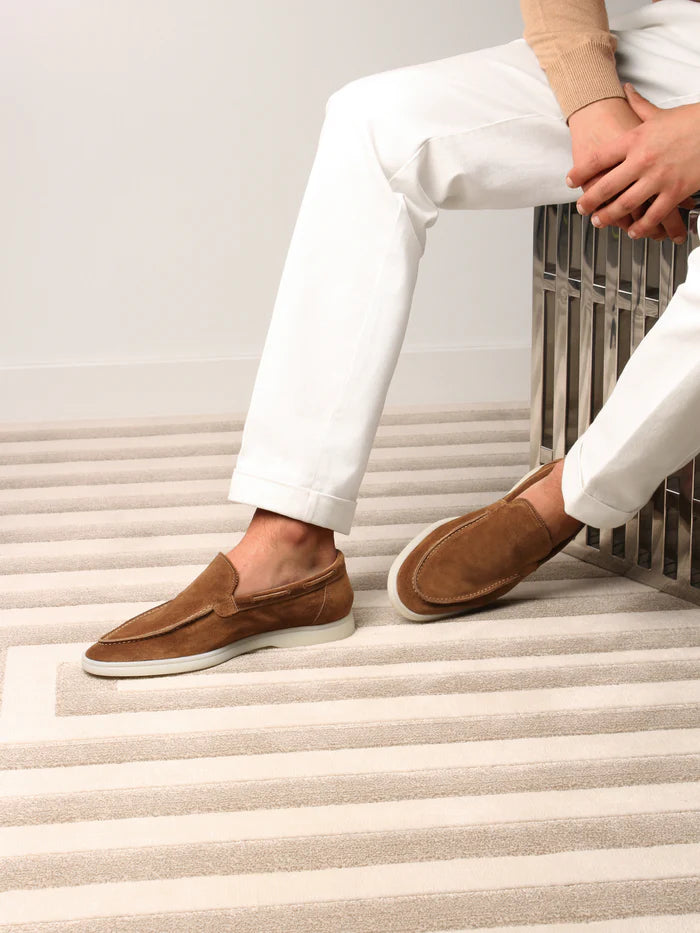 YACHT LOAFERS | CARAMEL SUEDE