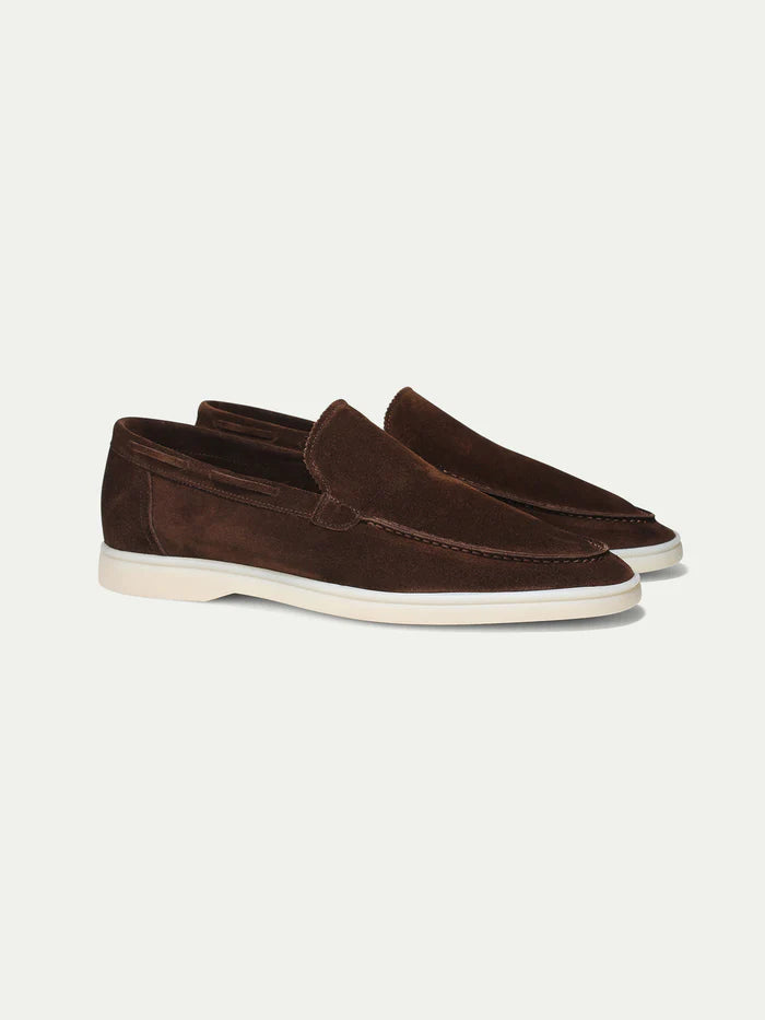 YACHT LOAFERS | CHOCOLATE SUEDE