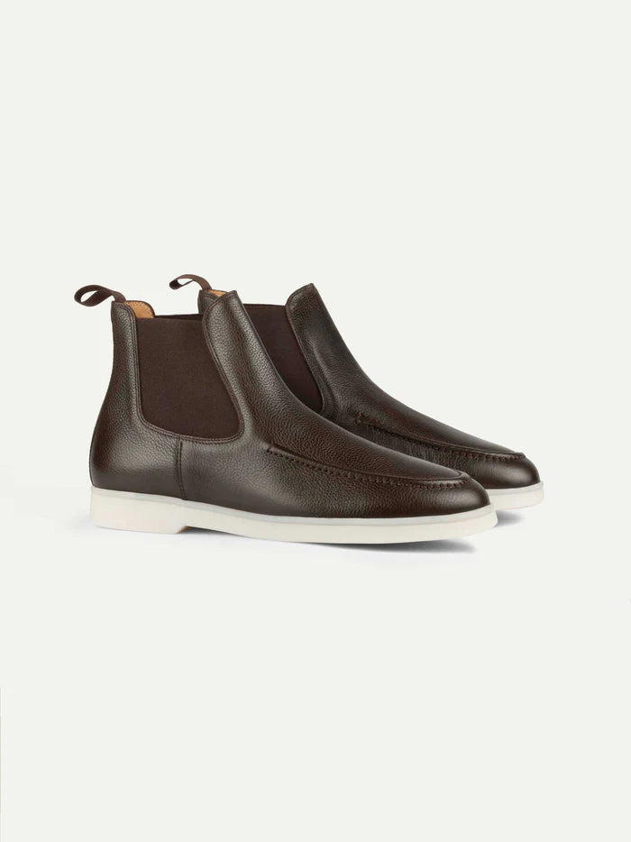 CITY CHELSEA BOOTS | BROWN GRAIN