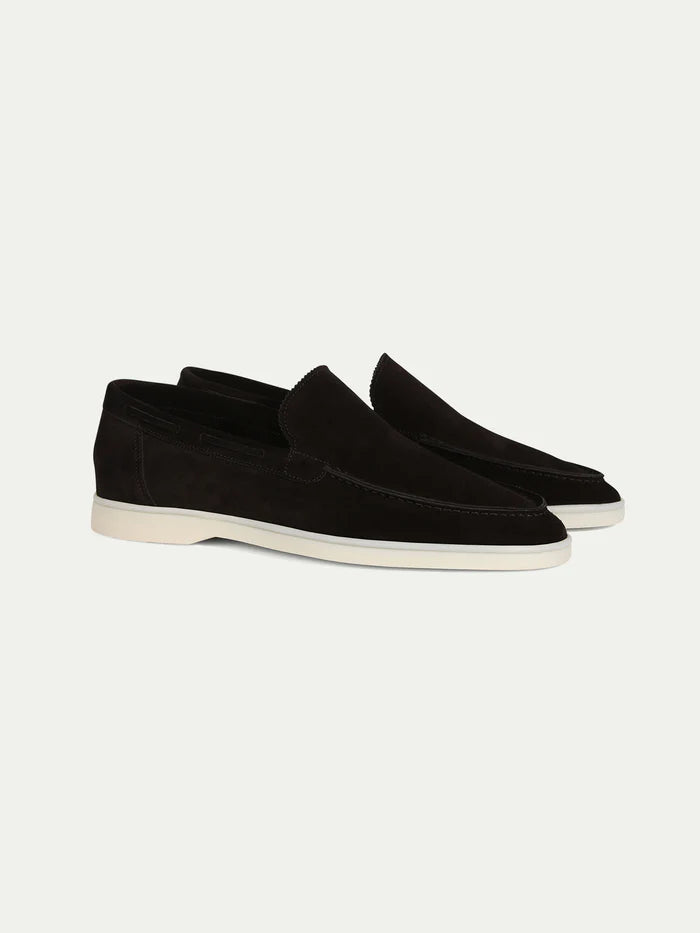 YACHT LOAFERS | BLACK SUEDE