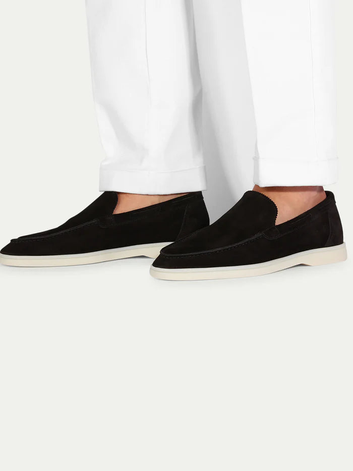 YACHT LOAFERS | BLACK SUEDE