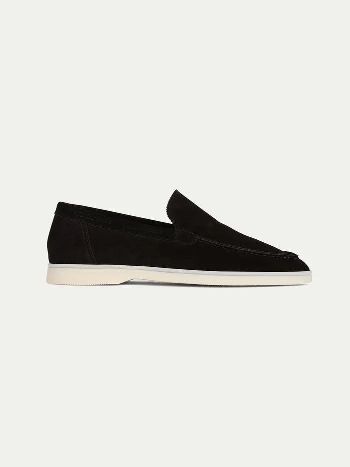 YACHT LOAFERS | BLACK SUEDE