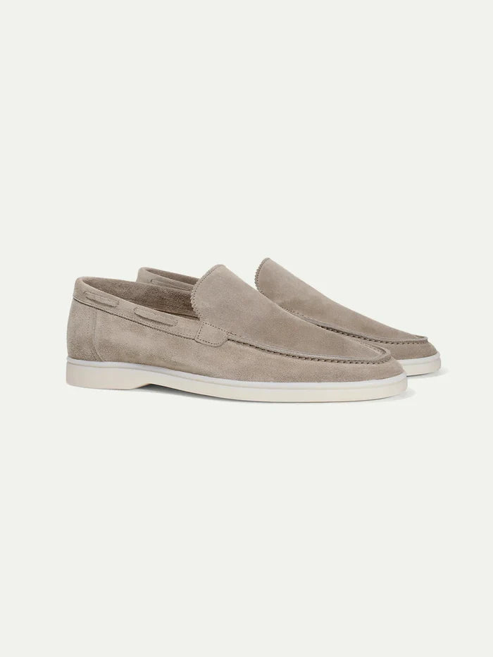 YACHT LOAFERS | LIGHT GREY SUEDE