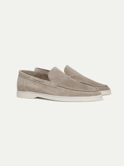YACHT LOAFERS | LIGHT GREY SUEDE