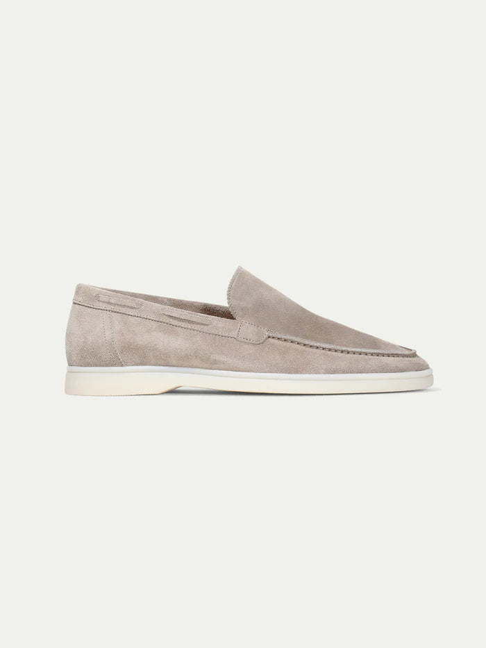 YACHT LOAFERS | LIGHT GREY SUEDE