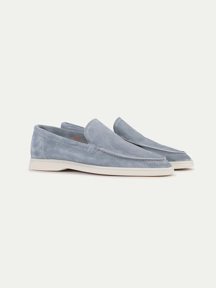 YACHT LOAFERS | BABY BLUE SUEDE