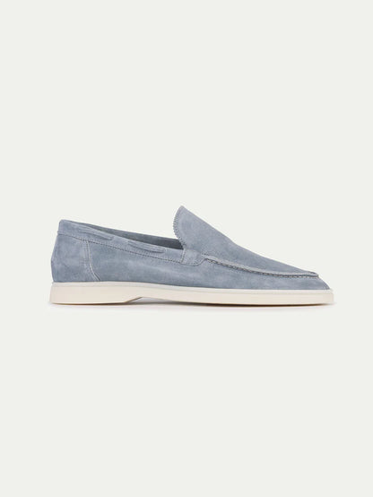 YACHT LOAFERS | BABY BLUE SUEDE