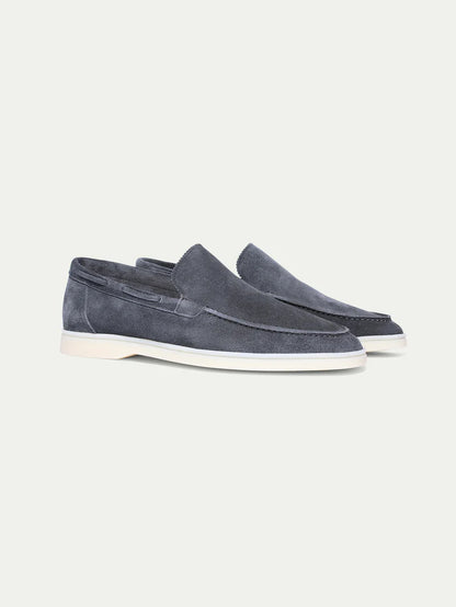 YACHT LOAFERS | STEEL BLUE SUEDE