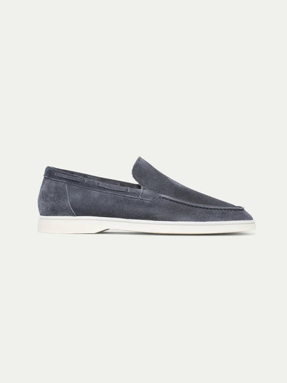 YACHT LOAFERS | STEEL BLUE SUEDE