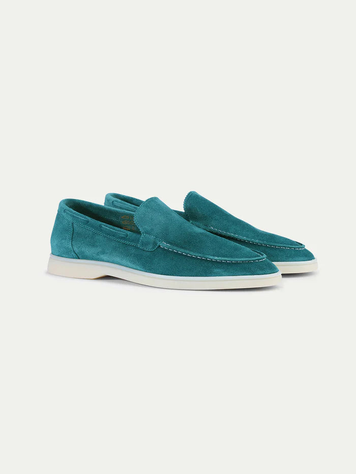 YACHT LOAFERS | AQUAMARINE SUEDE