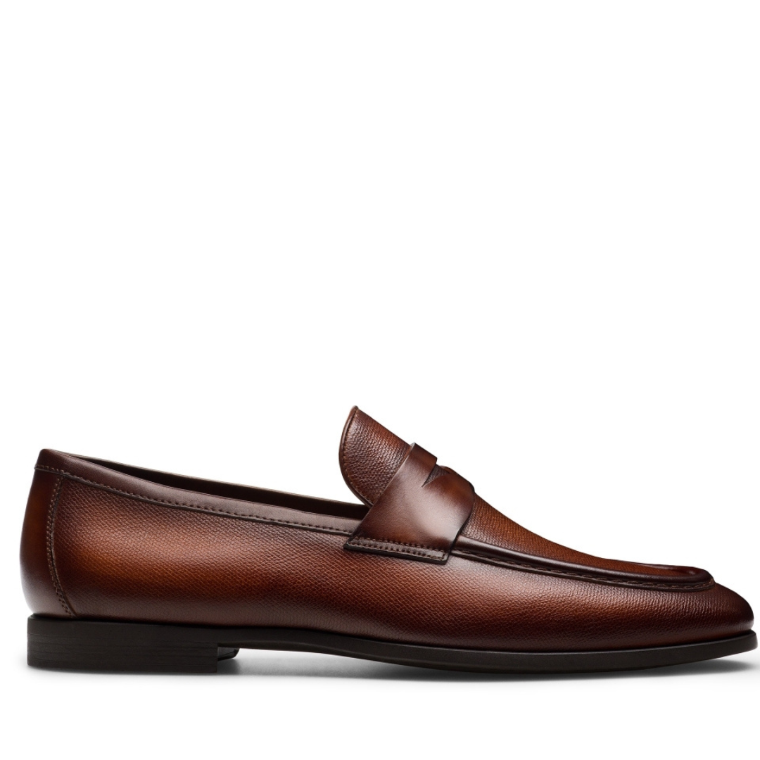 ROBERTO II | BROWN MILLED LOAFERS