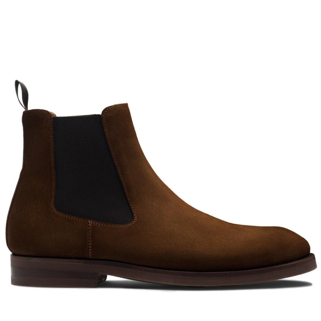 BROWN ITALIAN SUEDE BOOTS