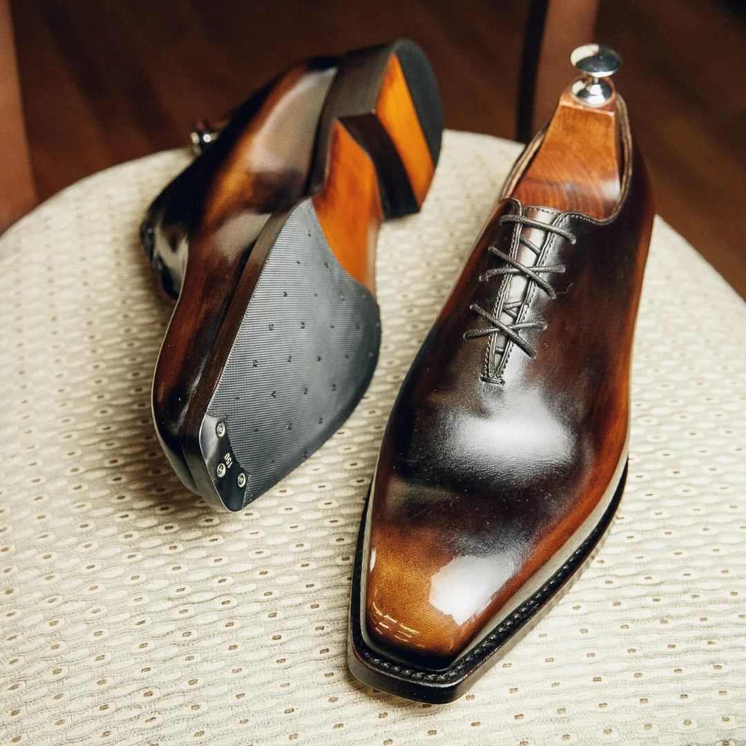 COGNAC ONE- PIECE OXFORDS | PATINA FINISH