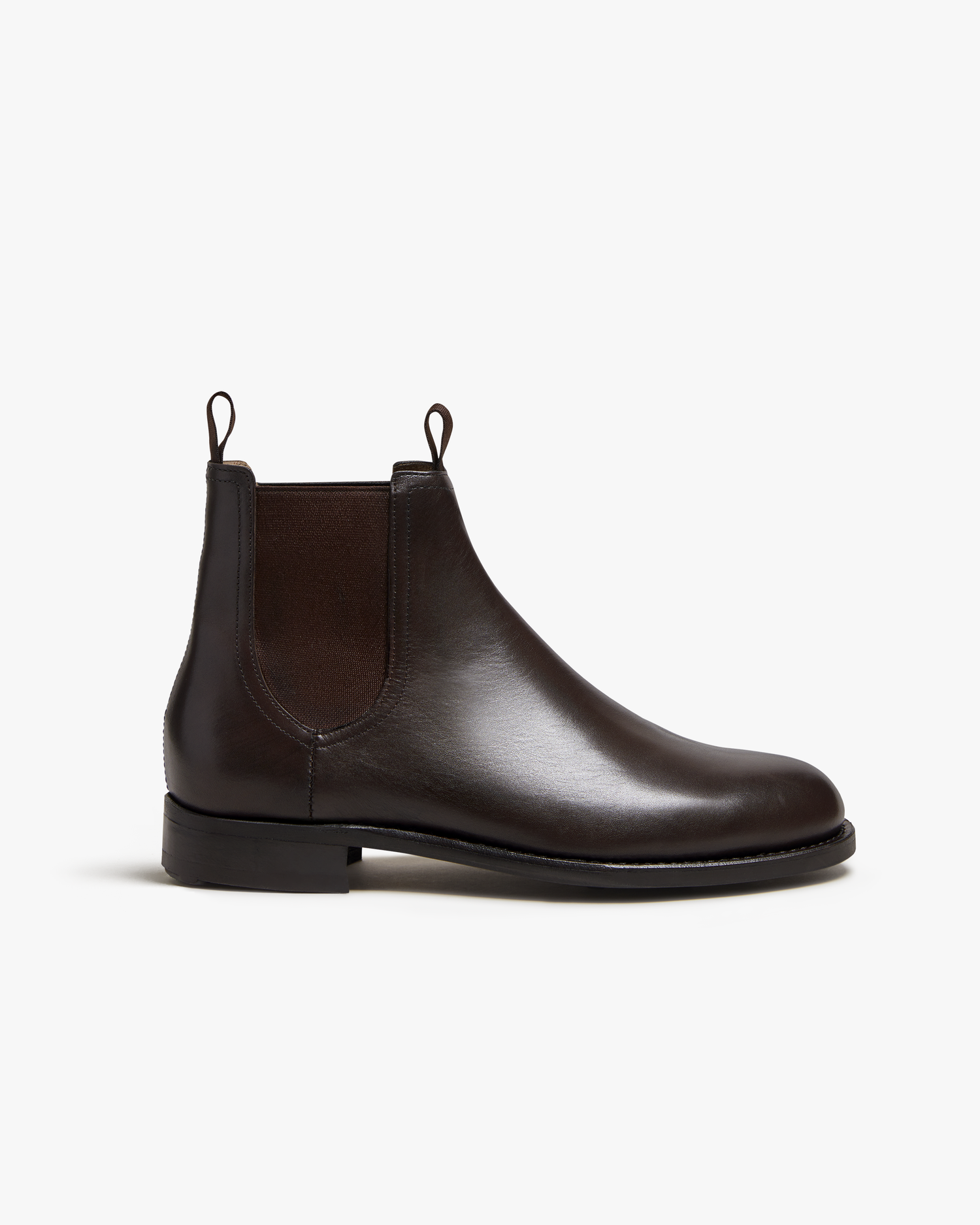 WALTER | DARK BROWN CALF LEATHER BOOTS