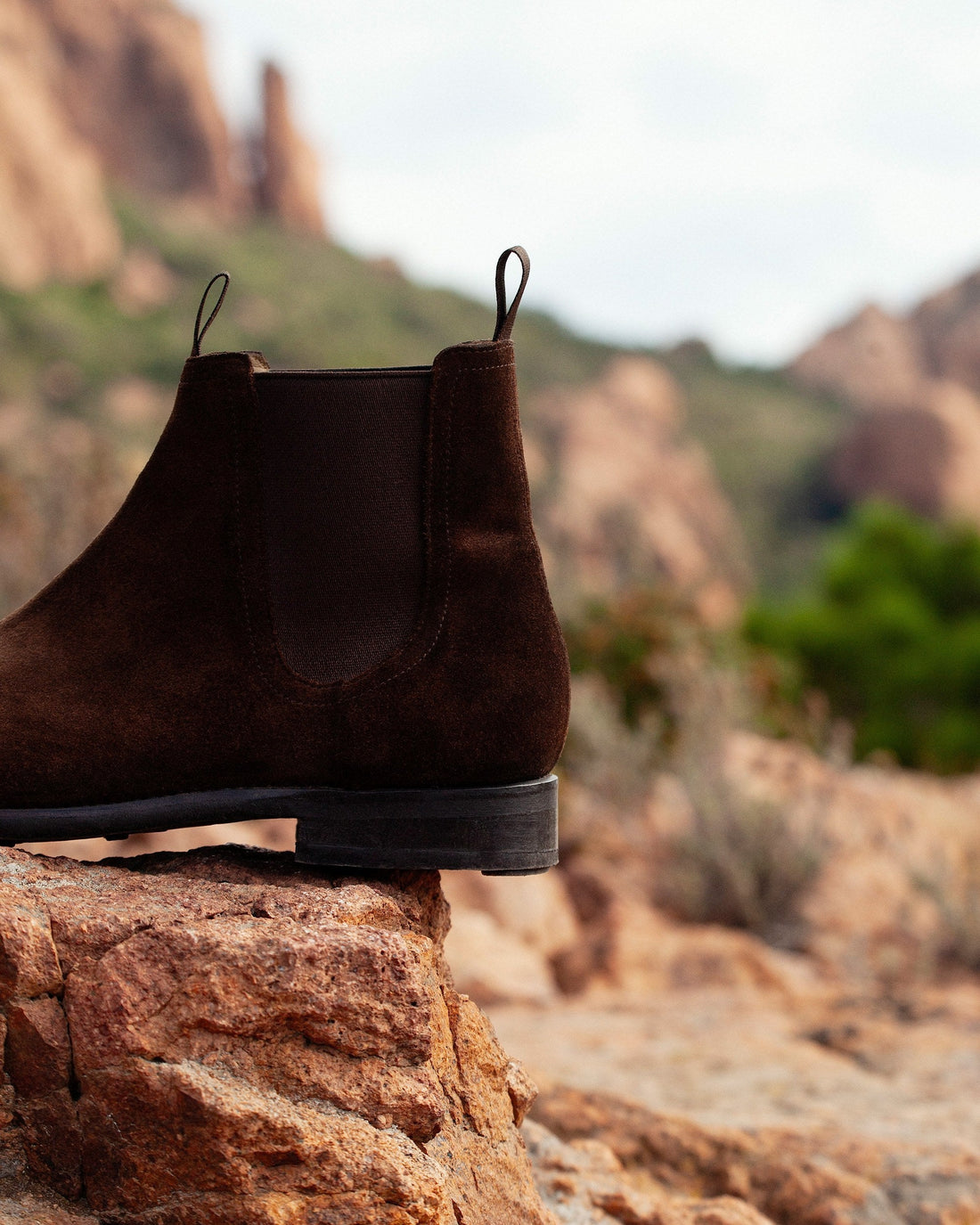 DYLAN | DARK BROWN SUEDE CHELSEA BOOTS