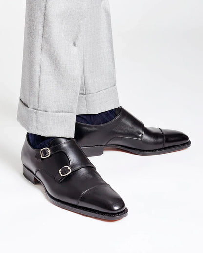 MARCUS | BLACK MONKSTRAPS