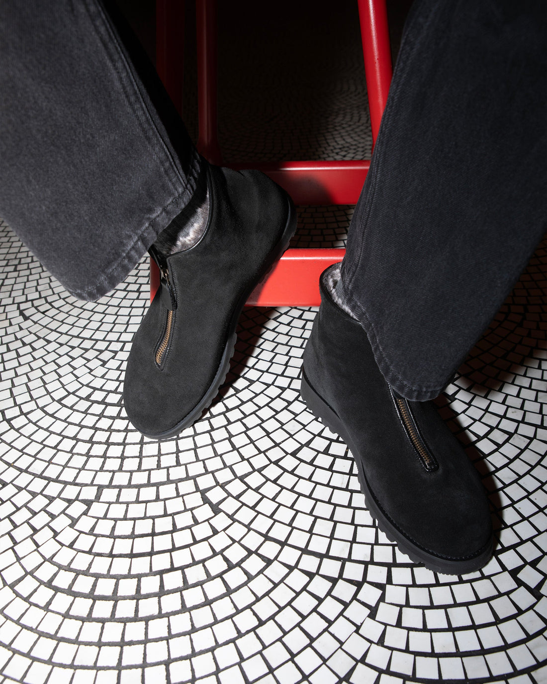 OSCAR | BLACK SUEDE LEATHER BOOTS