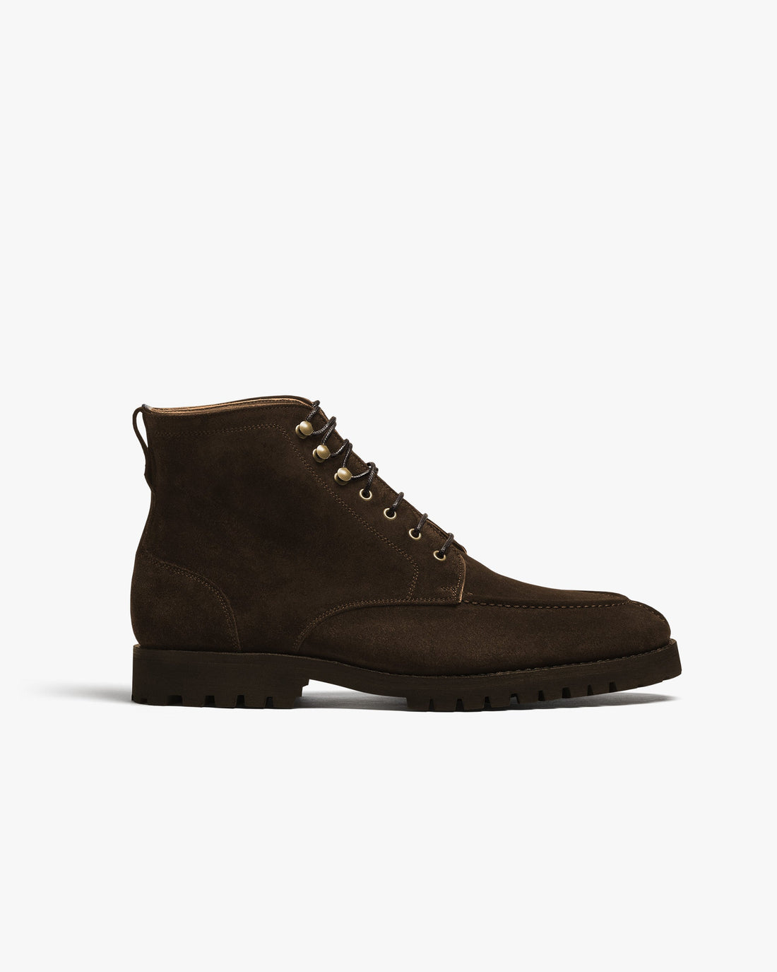 HUDSON | DARK BROWN SUEDE LACES BOOTS