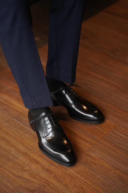BLACK BROGUE DERBY