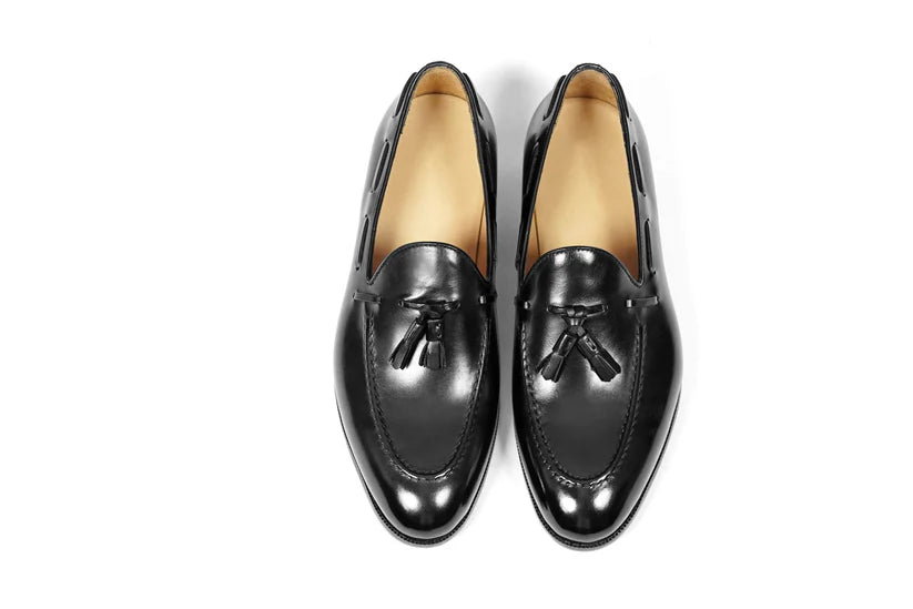 BLACK TASSEL PENNY LOAFER