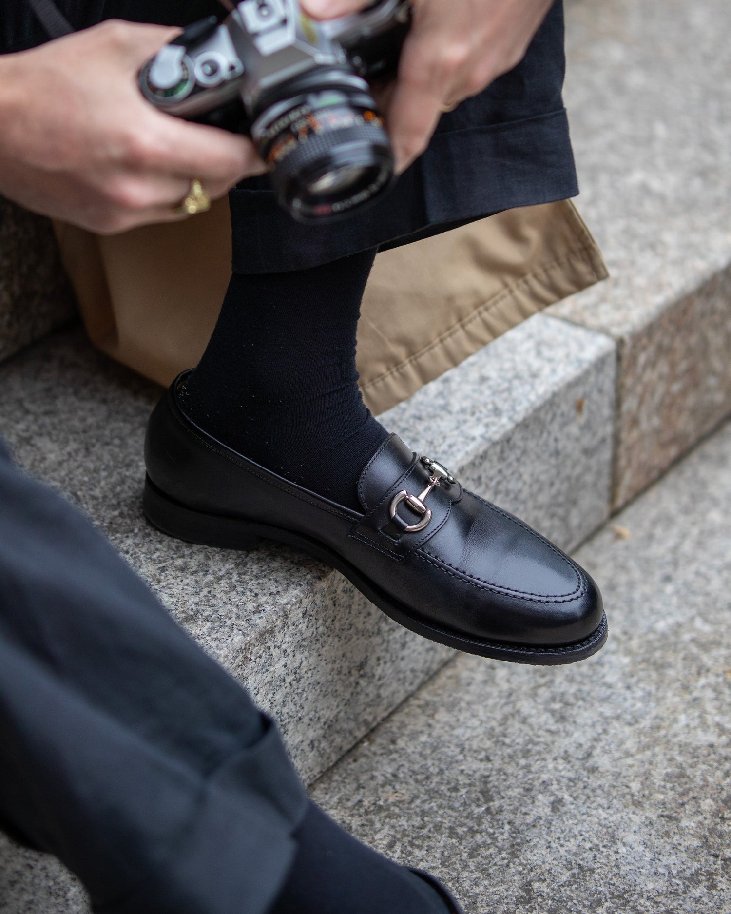 REGALS | BLACK CALF LOAFER
