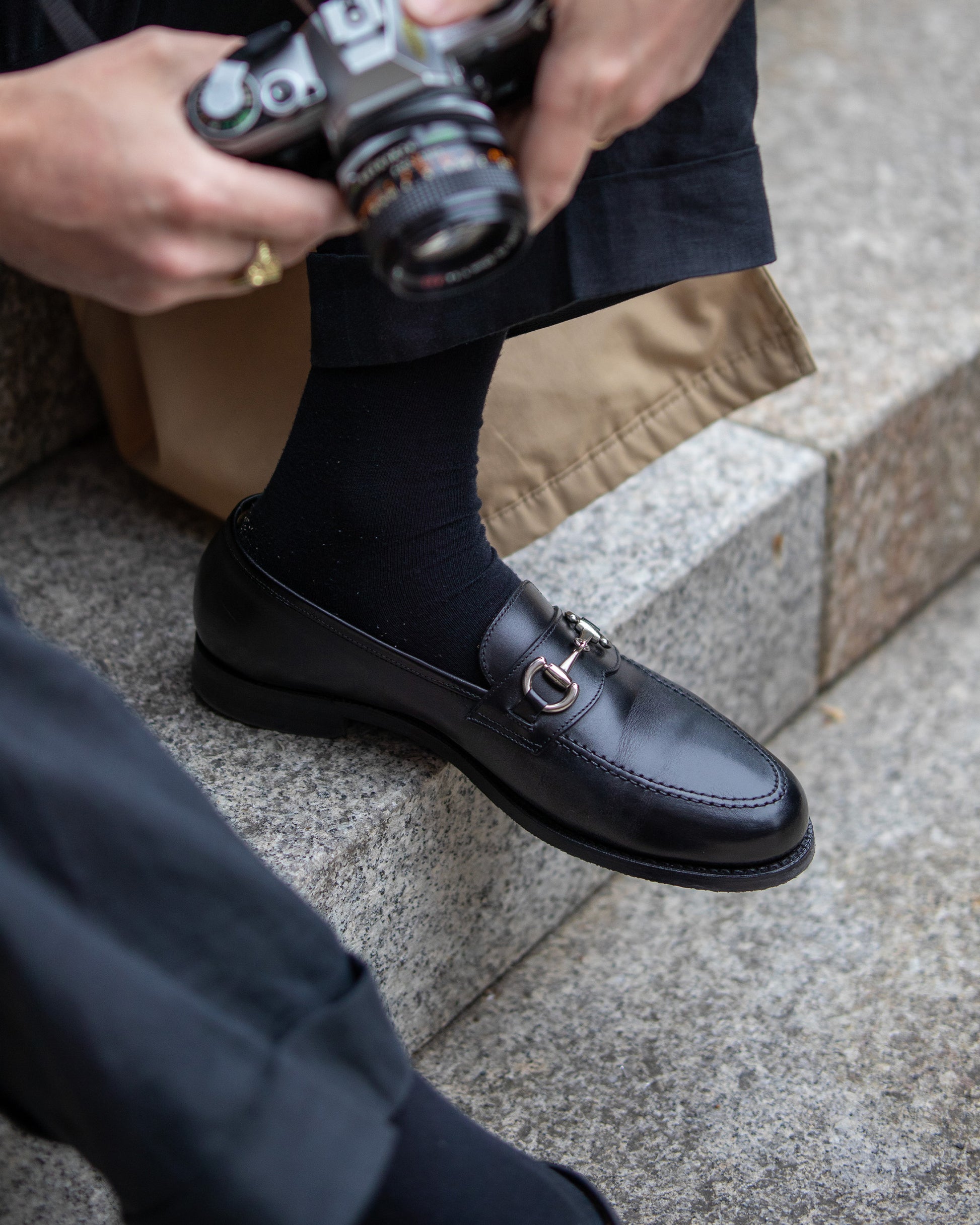 REGALS | BLACK CALF LOAFER