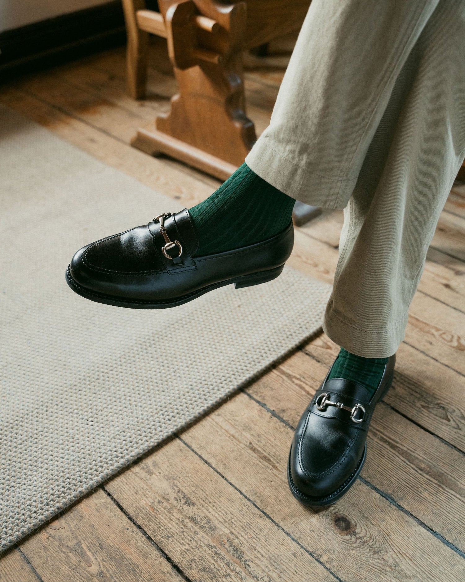 REGALS | BLACK CALF LOAFER