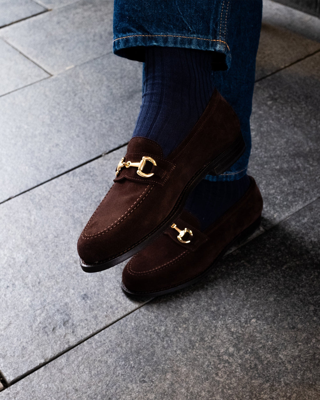 LUSSO | DARK BROWN SUEDE LOAFER
