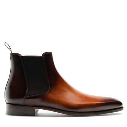 LOUIS TAN BROWN - DUAL TONE BOOTS