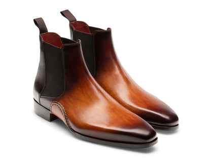 LOUIS TAN BROWN - DUAL TONE BOOTS