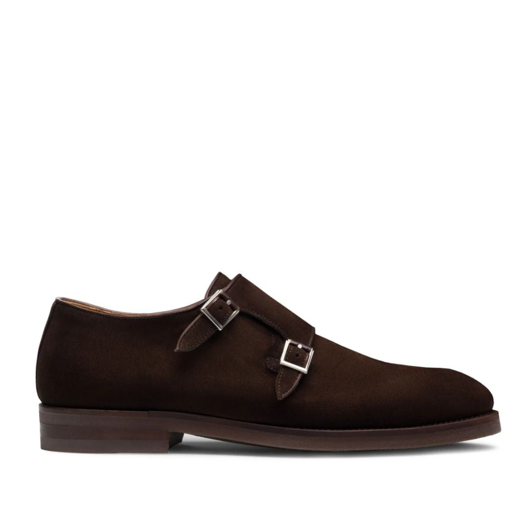 LUKAS | BROWN SUEDE MONKSTRAPS