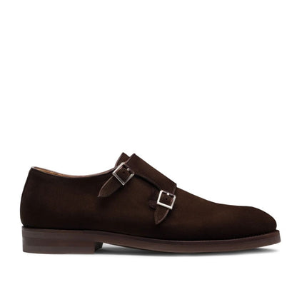LUKAS | BROWN SUEDE MONKSTRAPS