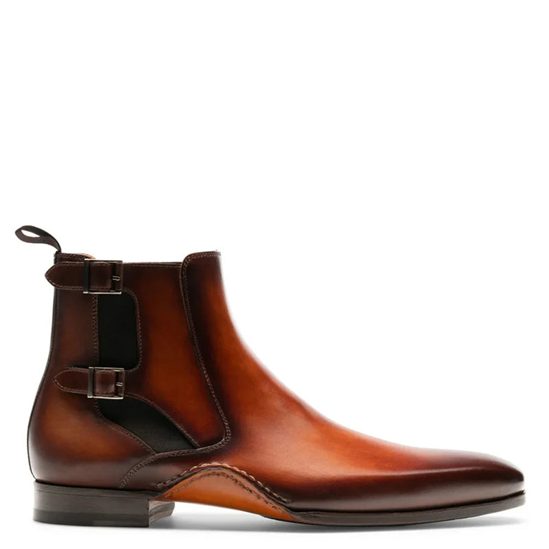 CHRISTOPHER | TAN MONKSTRAP BOOTS
