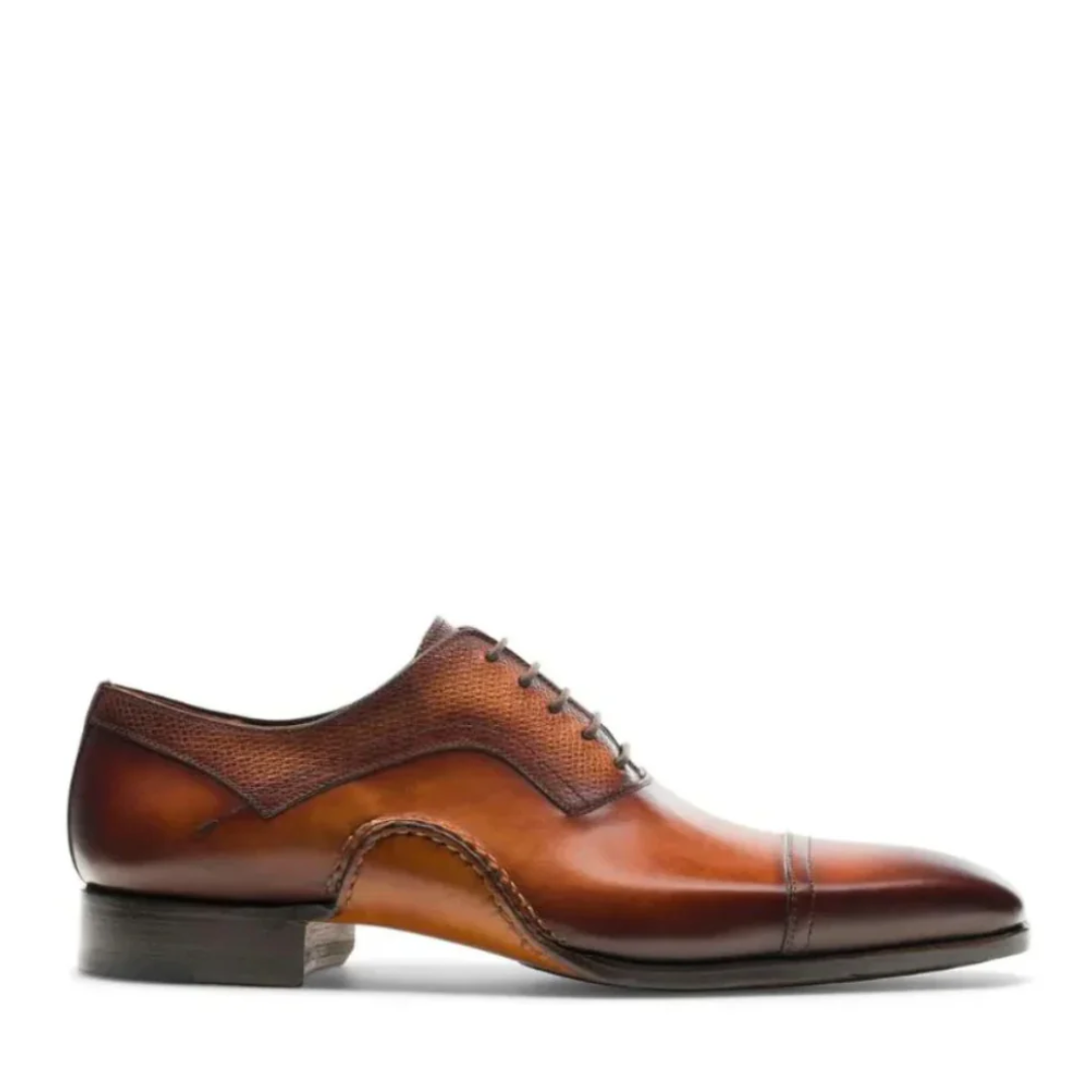 CHIVAS | BROWN HAND-PAINTED LACE UPS
