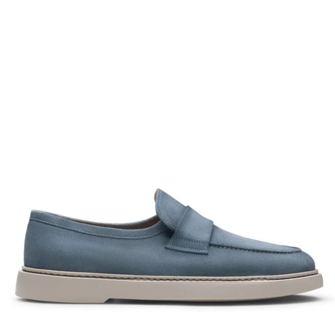 BREEZE | SEA BLUE SUEDE LOAFER